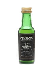 Aberlour 1963 27 Year Old - Cadenhead's 5cl / 55.2%