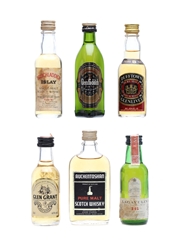 6 x Single Malt Scotch Whisky Miniature 