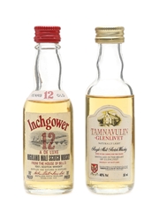 Inchgower 12 Year Old & Tamnavulin Glenlivet Bottled 1970s & 1980s 2 x 5cl / 40%