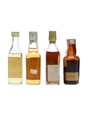 4 x Scotch Whisky Inc. Dumbarton Miniature