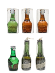Benedictine & Vieille Cure Bottled 1960s-1980s 6 x 3cl / 43%