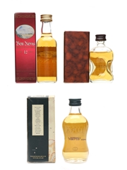 Ben Nevis, Cardhu, Isle Of Jura Bottled 1980s-1990s 3 x 5cl / 40%