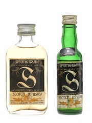 Springbank 80 Proof Bottled 1970s 2 x 5cl / 46%