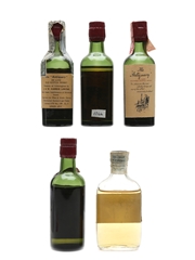Antiquary De Luxe & 12 Year Old Bottled 1950s-1970s 5 x 5cl / 40%