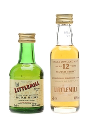 Littlemill No Age & 12 Year Old  2 x 5cl / 40%