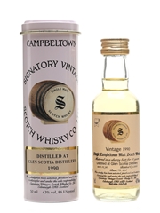 Glen Scotia 1990 10 Year Old - Signatory 5cl / 43%