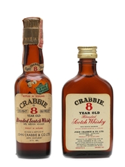 Crabbie 8 Year Old Bottled 1950s & 1960s 2 x 4cl / 43%