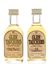 Glentauchers 5 & 12 Year Old Bottled 1980s 2 x 4cl