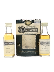 Cragganmore 12 Year Old Bottled 1990s 2 x 5cl / 40%