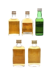 Glen Eagle & Highland Shepherd Bottled 1970s 5 x 4cl-5cl