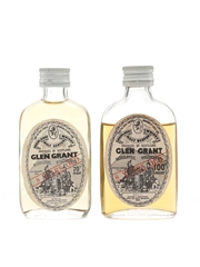 Glen Grant 8 Year Old Bottled 1970s - Gordon & MacPhail 2 x 5cl