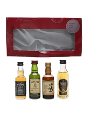 Whiskies Of The World Miniatures Grant's, Jameson, Jack Daniel's, Yamazaki 4 x 5cl