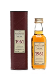 Macallan 1961 Bottled 2001 5cl / 54.1%