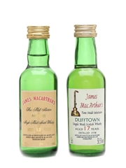 Dufftown 13 & 17 Year Old James MacArthur's 2 x 5cl