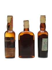Highland Queen 10 Year Old Bottled 1930s & 1940s 3 x 4.7cl-5.9cl / 43%