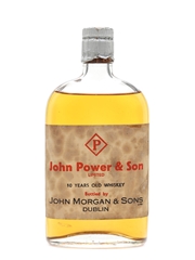 John Power & Son 10 Year Old Bottled 1940s - John Morgan & Son 37.5cl