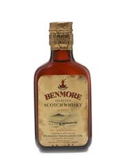 Benmore Selected Scotch Whisky Spring Cap Bottled 1950s Miniature / 40%