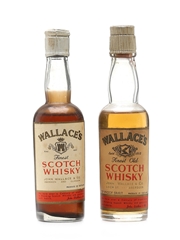 Wallace's Scotch Whisky Bottled 1940s 2 x 5cl / 40%