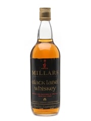 Millars Black Label Bottled 1960s-1970s - Irish Whiskey 75cl