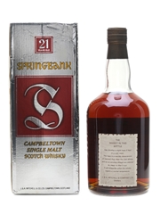 Springbank 21 Year Old Bottled 1980s-1990s 75cl / 46%