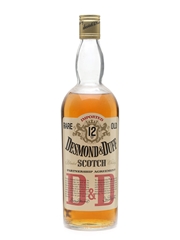 Desmond & Duff 12 Year Old Red label Bottled 1960s-1670s 75cl