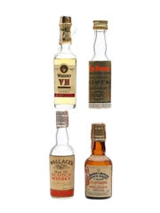 4 x Blended Whisky inc. Mexican Whisky Miniature