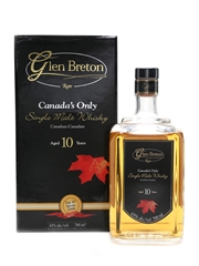 Glen Brenton 10 Year Old Canadia's Only Single Malt Whisky 70cl / 43%