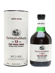 Bunnahabhain 12 Year Old Port Wood Finish Bottled 2005 70cl / 53.4%