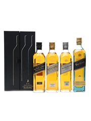 Johnnie Walker Collection Black, Gold, Platinum & Blue Label 4 x 20cl / 40%