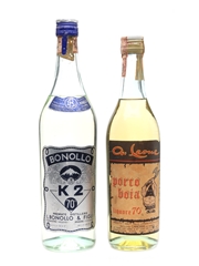 Bonollo K2 & Canciani Porco Boia Bottled 1960s-1970s 75cl-100cl / 70%