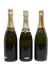 Heidsieck, Perrier Jouet & Tattinger Champagne 3 x 75cl-78cl / 12%