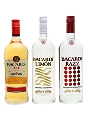 Bacardi 151, Limon & Razz  100cl, 2 x 75cl