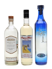 Assorted Mezcal & Tequila Amores, AquaRiva, Milagro 2 x 75cl & 70cl