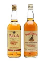 Bell's & Famous Grouse Bottled 1980s 2 x 1 Litre