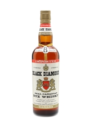 Black Diamond 8 Year Old Rye Bottled 1960s-1970s - Melchers Distilleries 75cl