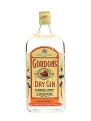 Gordon's Dry Gin Bottled 1970s-1980s 100cl / 47.3%