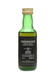 Ord 1962 27 Year Old - Cadenhead's 5cl / 55.4%