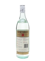 Bacardi Carta Blanca Bottled 1980s - Bahamas 75cl / 37.5%