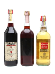 Biancosarti Amaro Tonico, Filipetti Americano & Motta Aperitivo Bottled 1970s 3 x 100cl