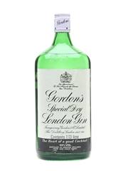 Gordon's Special Dry London Gin Bottled 1980s 113cl / 40%