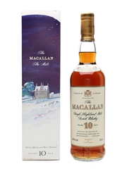Macallan 10 Year Old Bottled 1990s - Christmas Gift Box 70cl / 40%
