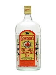 Gordon's Dry Gin Bottled 1970s - Linden, New Jersey 113cl / 47.2%