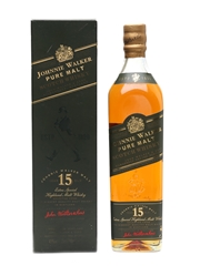 Johnnie Walker Pure Malt 15 Year Old Bottled 1990s - Green Label 70cl / 43%
