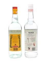 Dillon & Negrita White Rum Bottled 1980s-1990s 2 x 100cl
