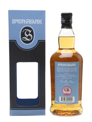 Springbank 2002 Bourbon Wood 14 Year Old 70cl / 55.8%