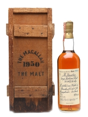 Macallan 1950 Handwritten Label