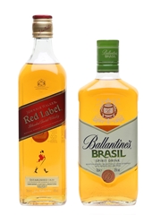 Ballantine's Brasil & Johnnie Walker Red Label  2 x 70cl