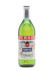 Pernod Fils Liqueur Duty Free Bottled 1980s 1 Litre