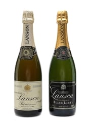 Lanson Black Label & Rich Champagne 2 x 75cl / 12%