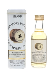 Highland Park 1977 22 Year Old Bottled 2000 - Signatory Vintage 5cl / 43%